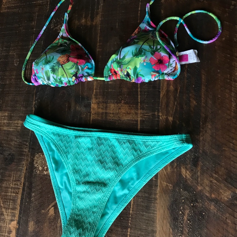 Two piece bathing suit
